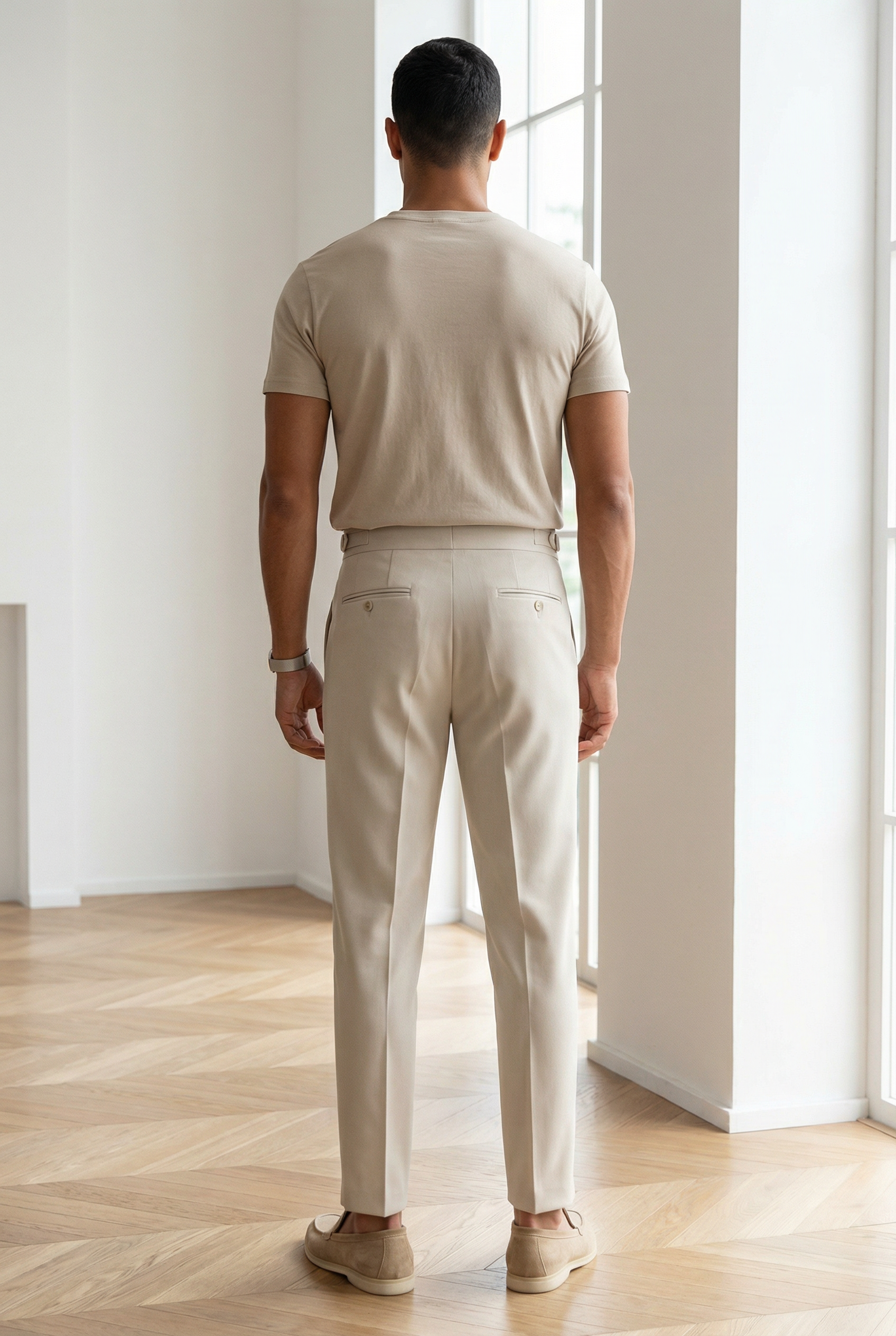 Men's Pleated Trousers