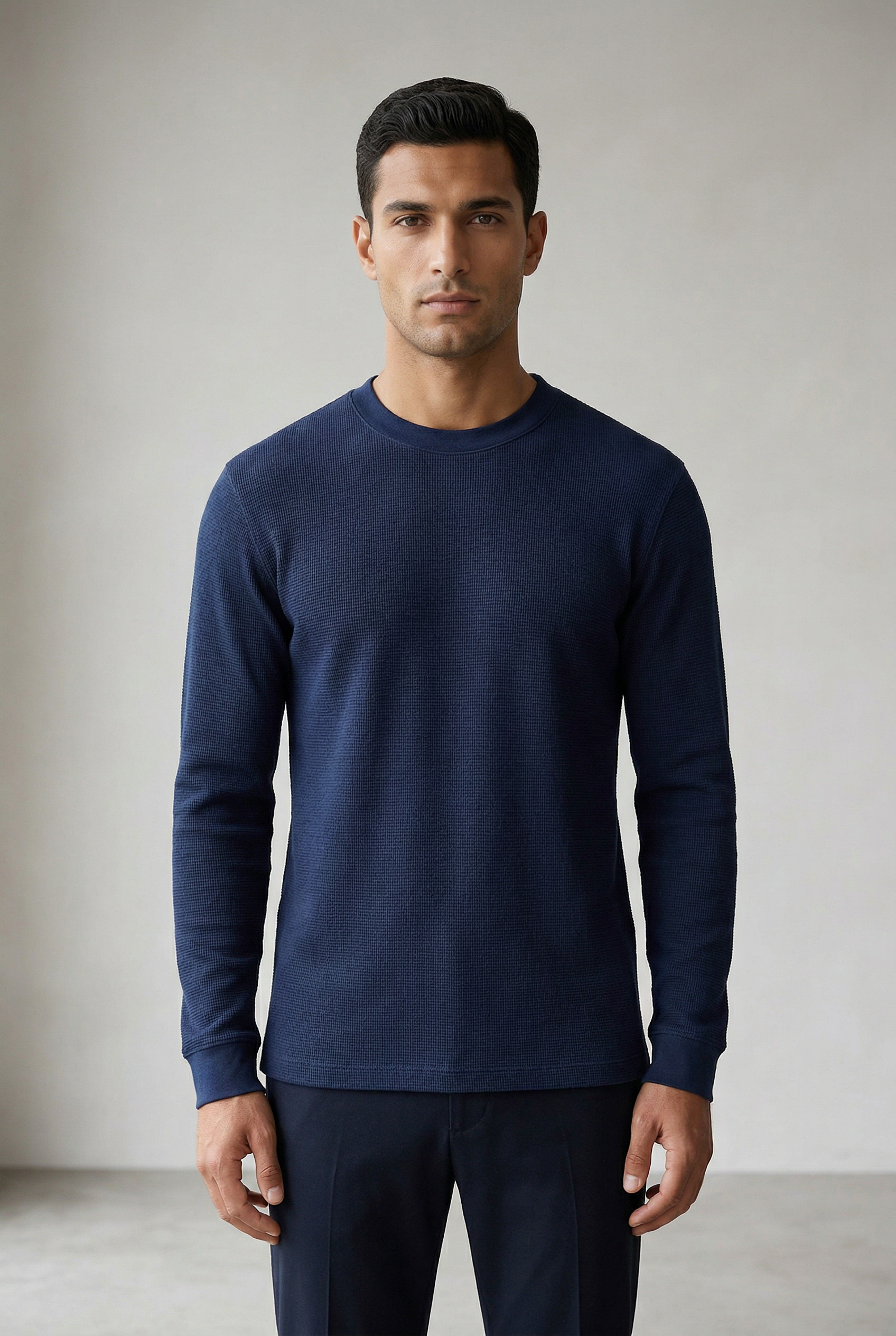 Men's Long Sleeve Cotton T-Shirt