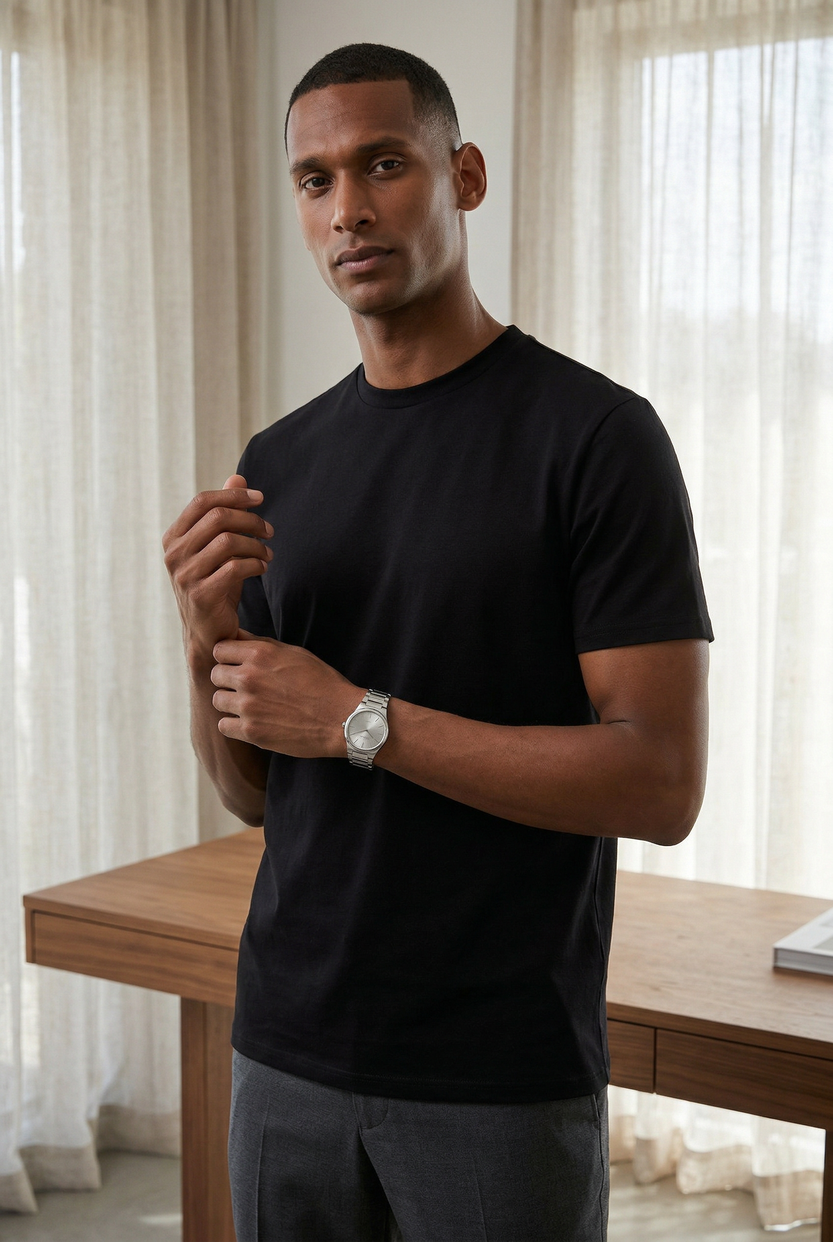 Men's Crew Neck Cotton T-Shirt