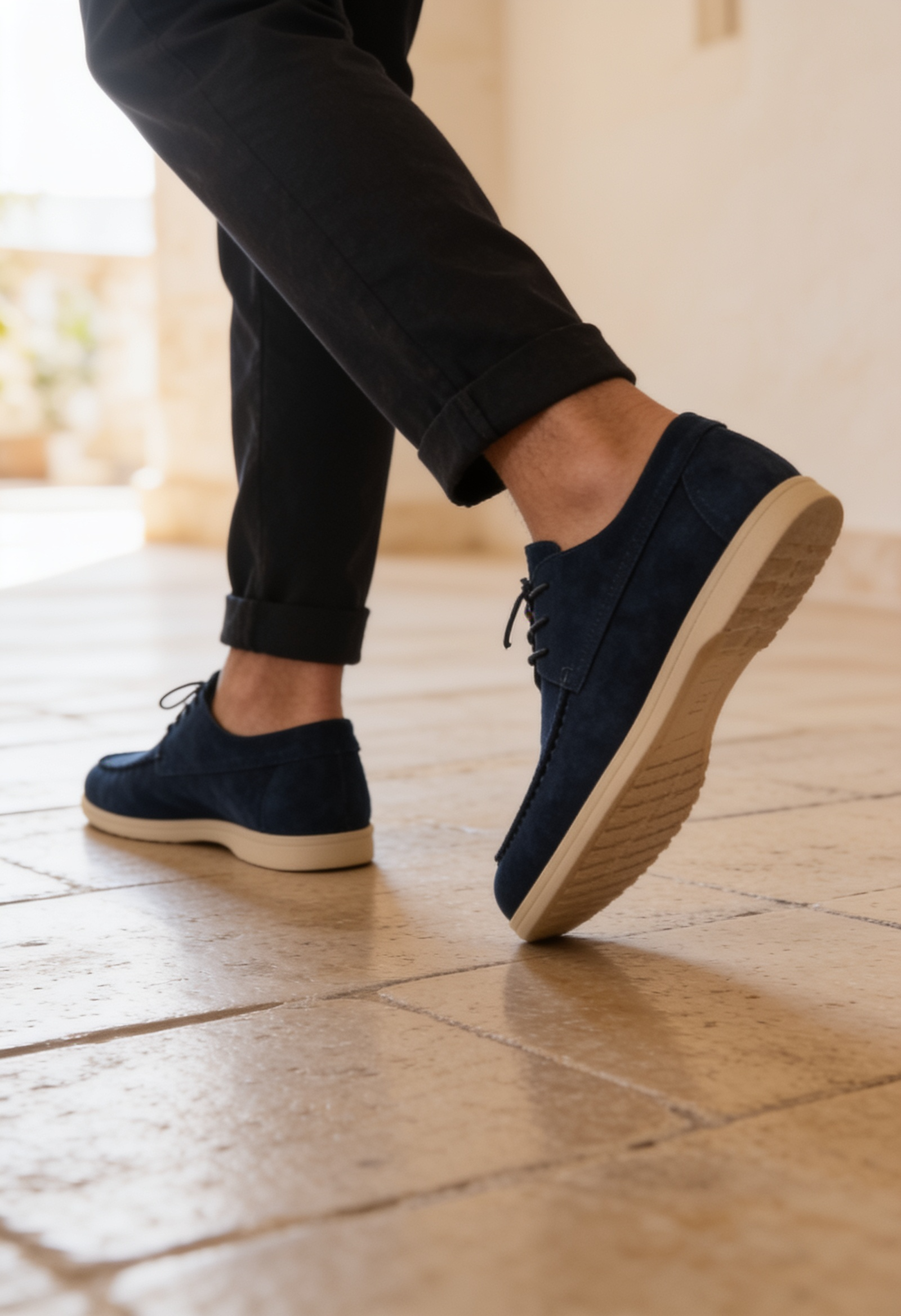 Men's Suede Boat Shoes