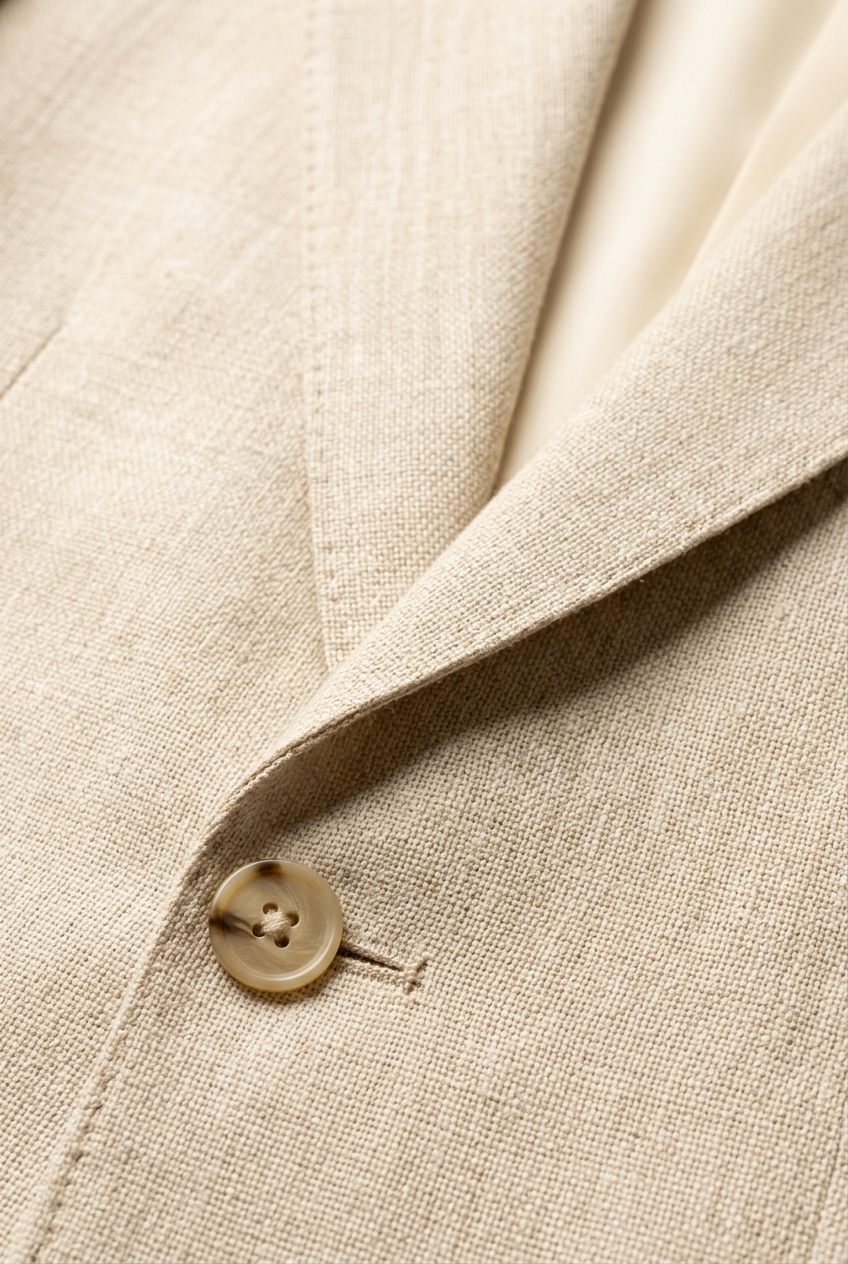 Men's Slim Fit Linen Blazer