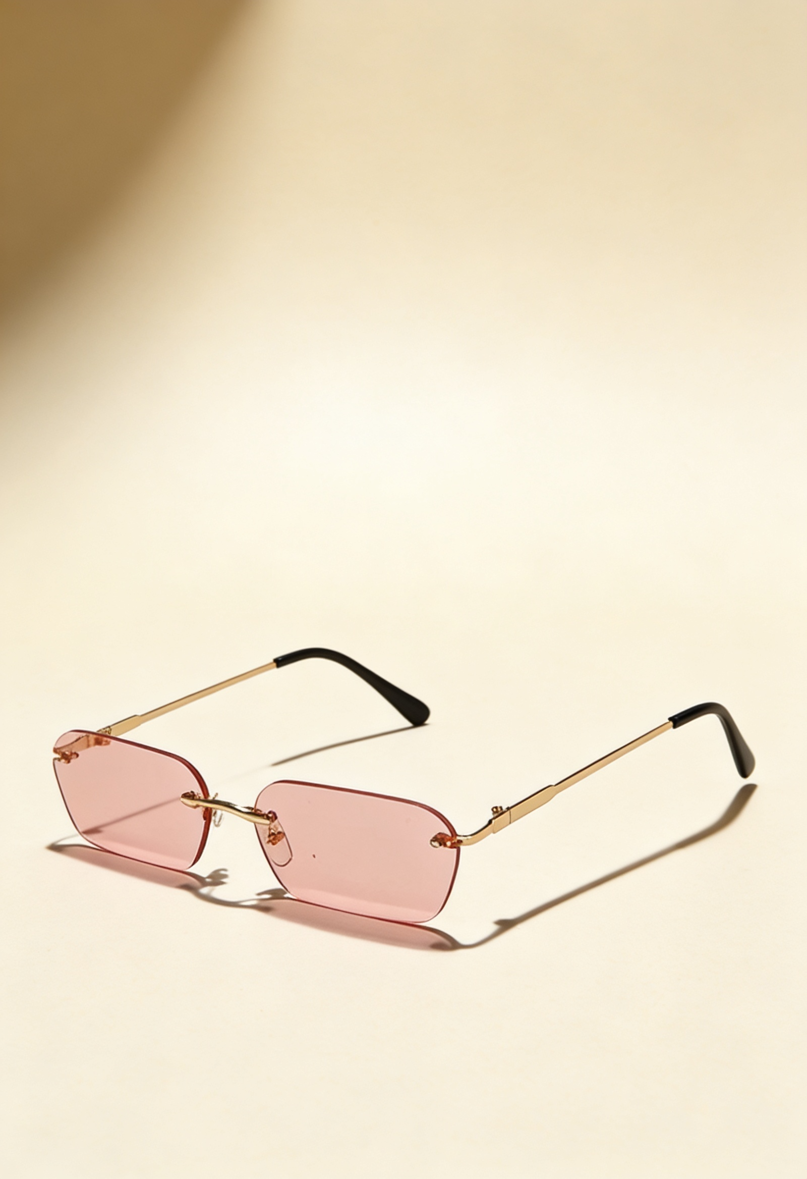 Men's Rimless Sunglasses