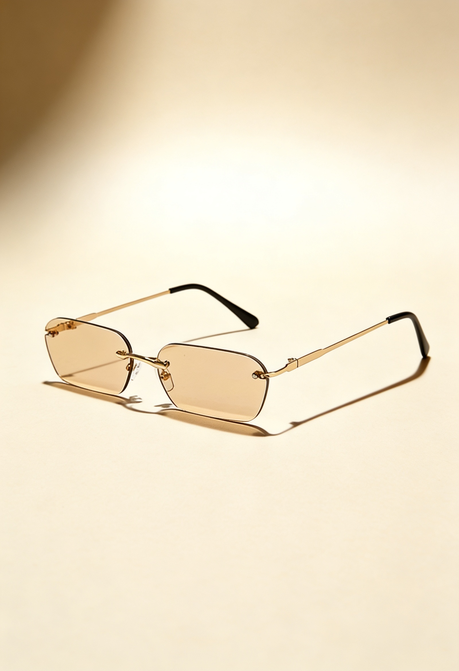 Men's Rimless Sunglasses