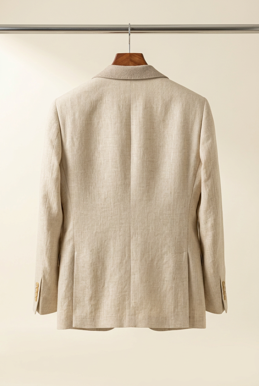 Men's Slim Fit Linen Blazer