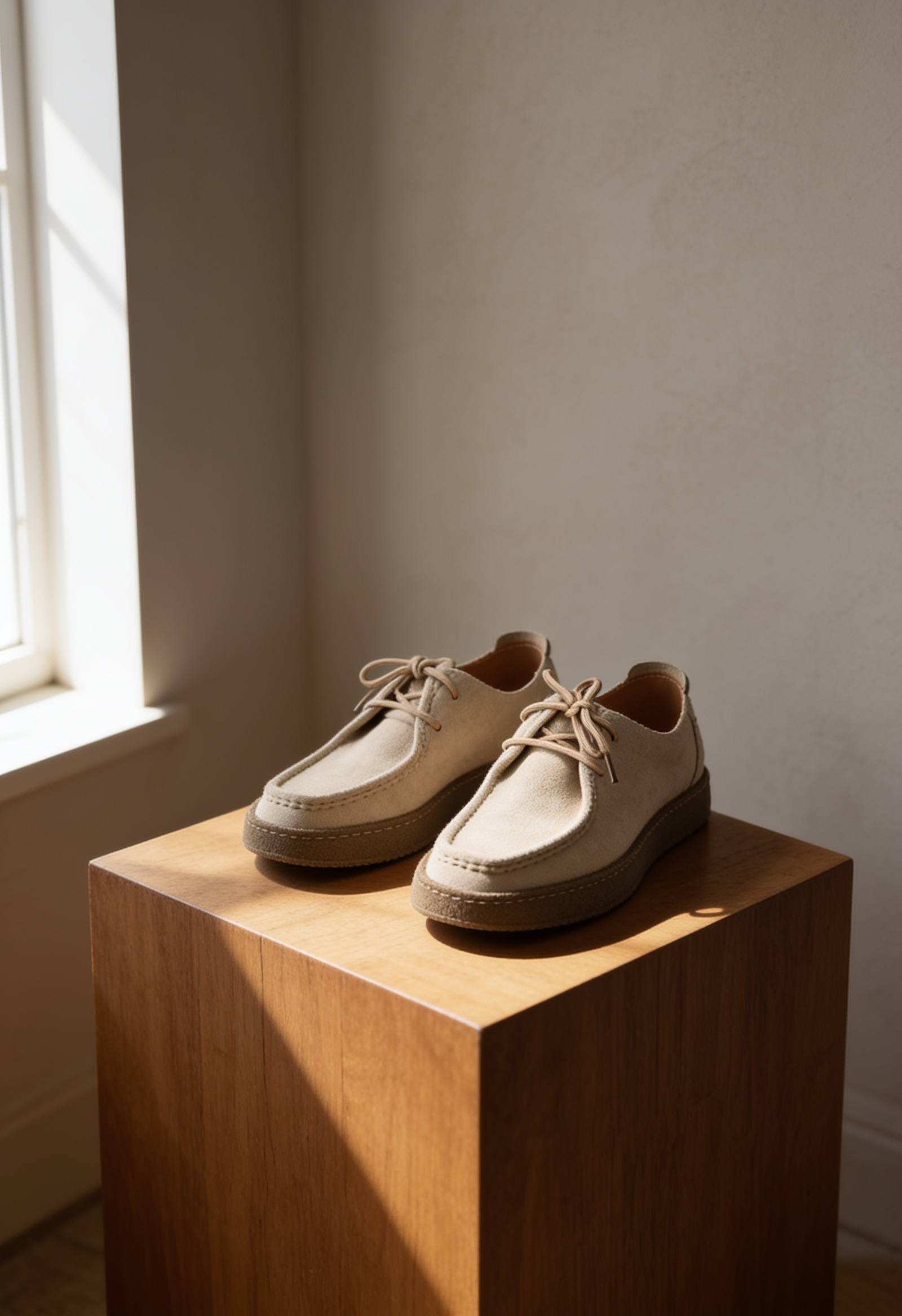 Men's Suede Moccasin Shoes – Crepe Sole