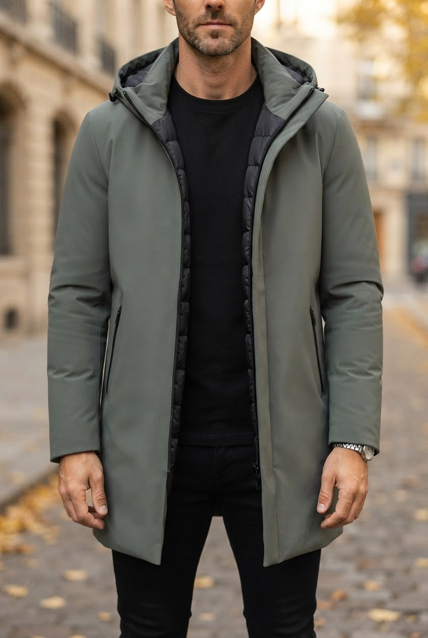 Men's Parka Hooded Jacket