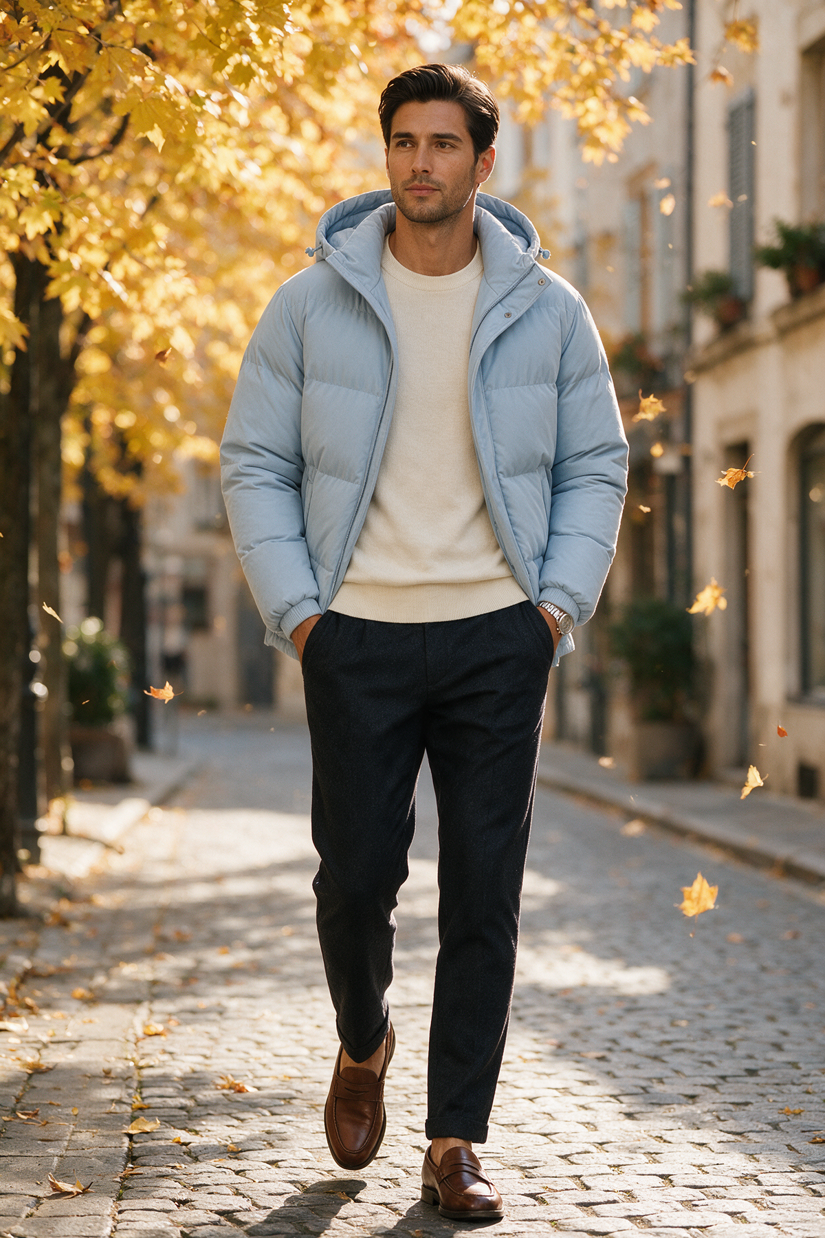 Men's Hooded Puffer Jacket