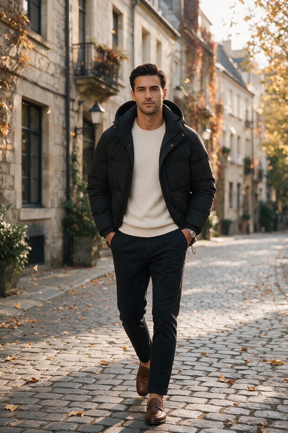 Men's Hooded Puffer Jacket