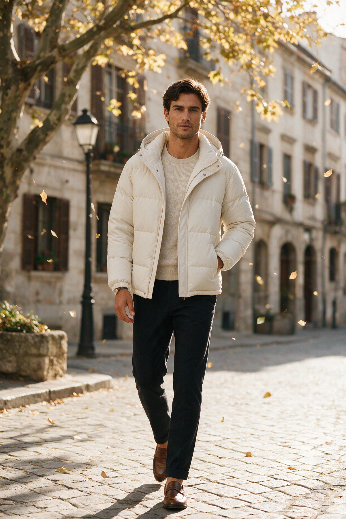 Men's Hooded Puffer Jacket
