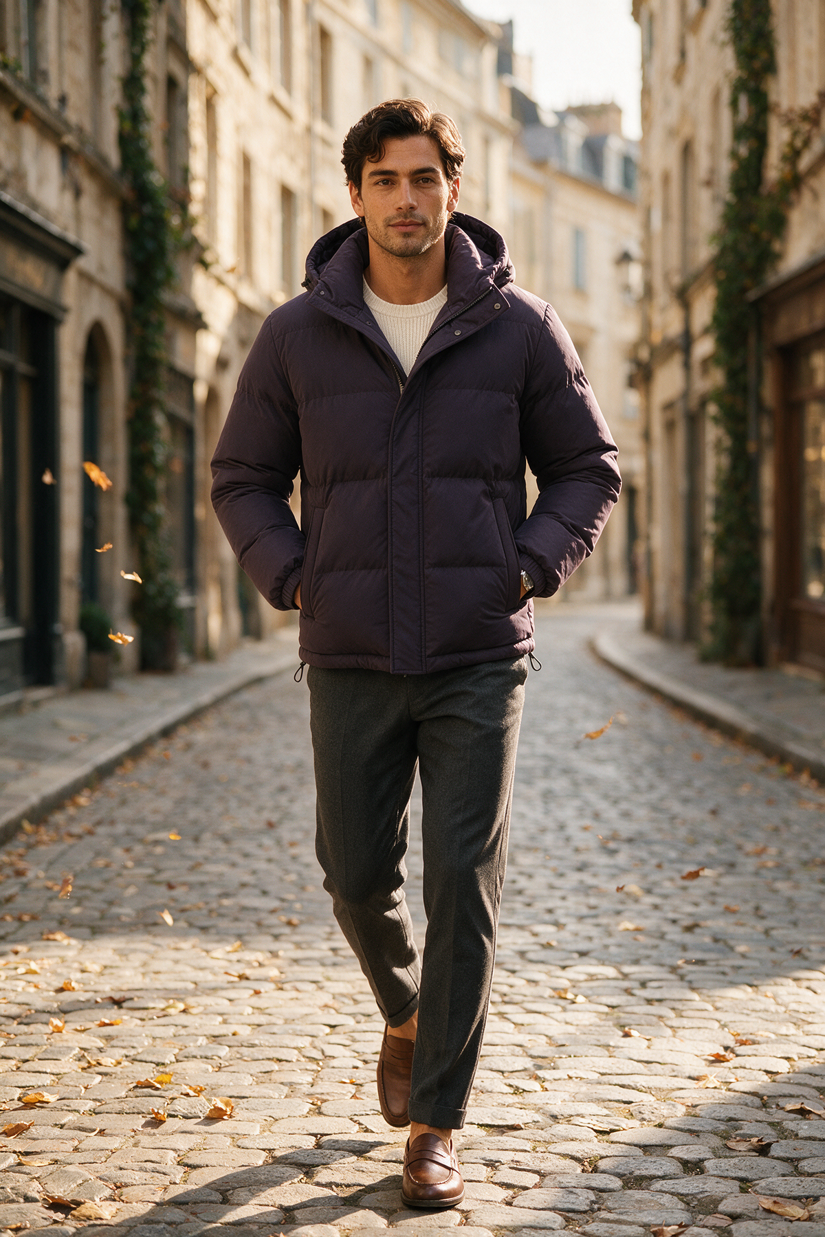 Men's Hooded Puffer Jacket