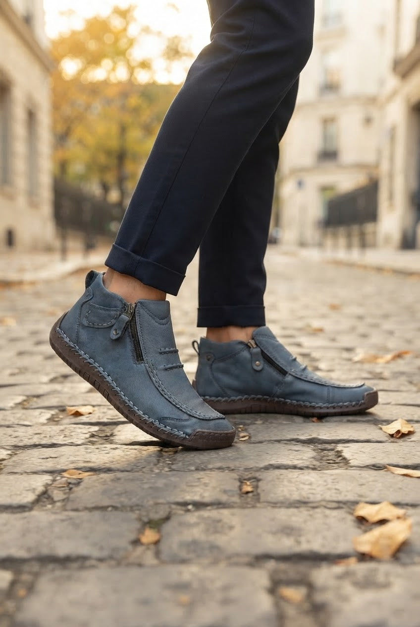 Men's Leather Comfort Boots