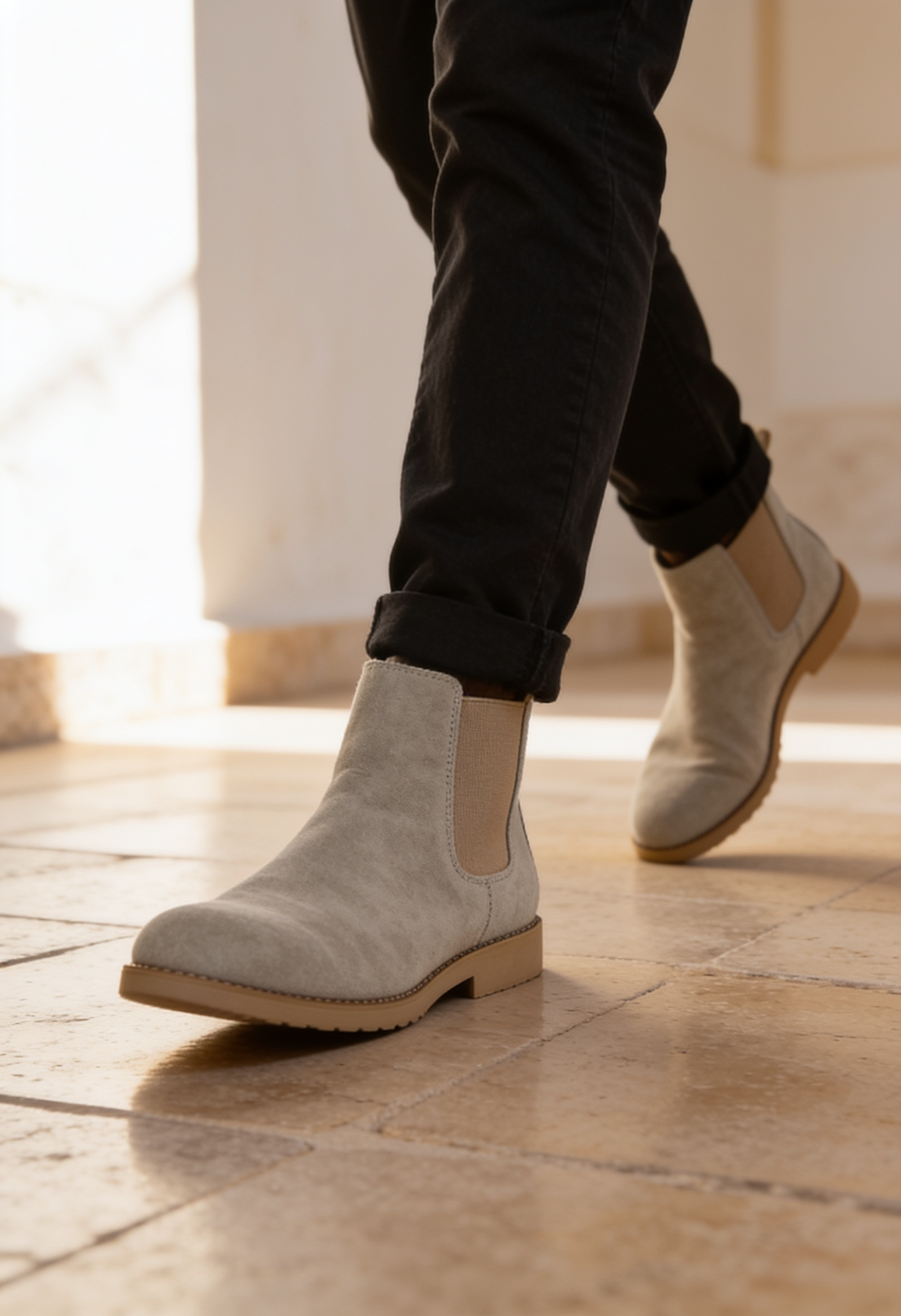 Men's Suede Chelsea Boots