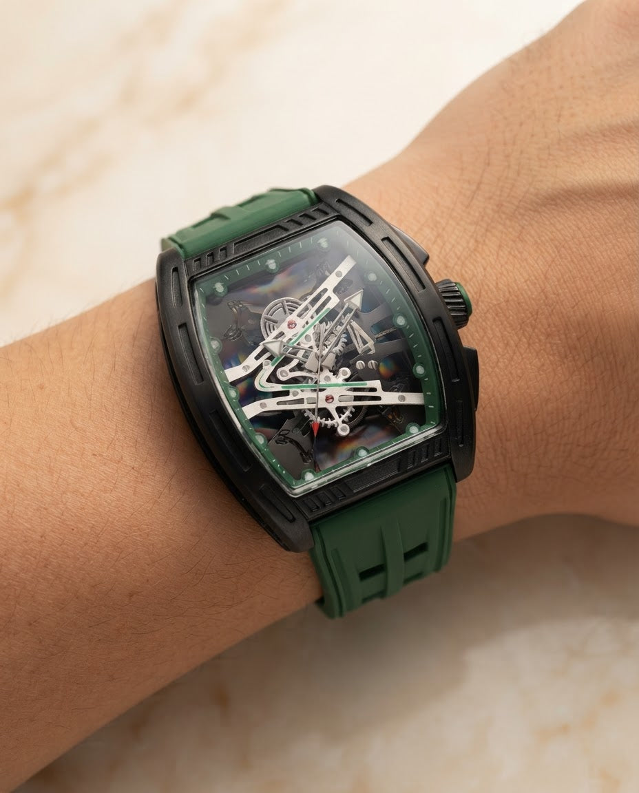 Men's Skeleton Sport Watch