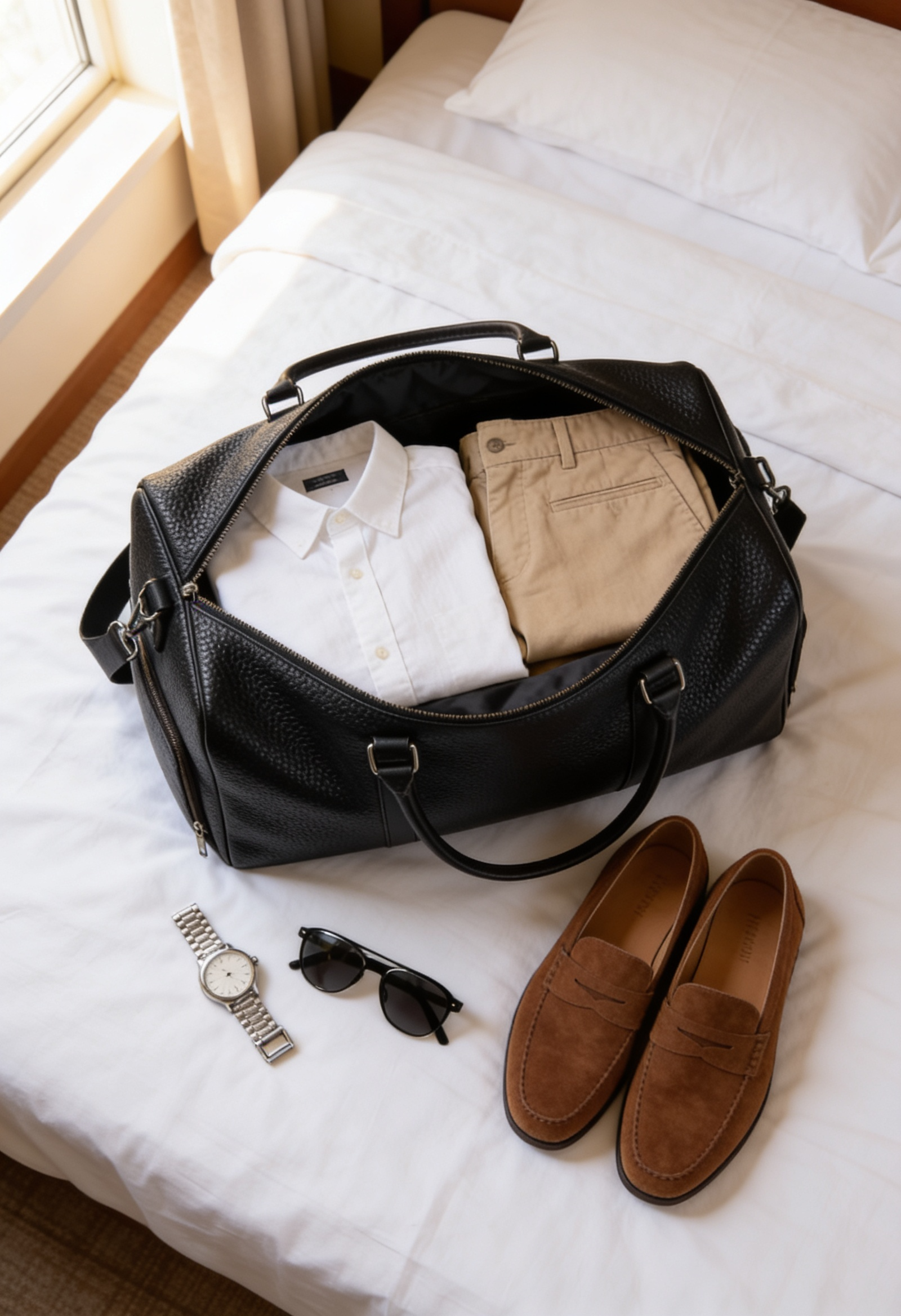 Men's Leather Travel Bag – Duffle