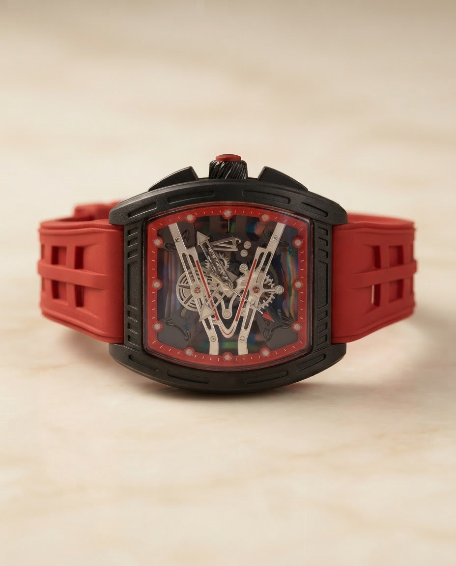 Men's Skeleton Sport Watch