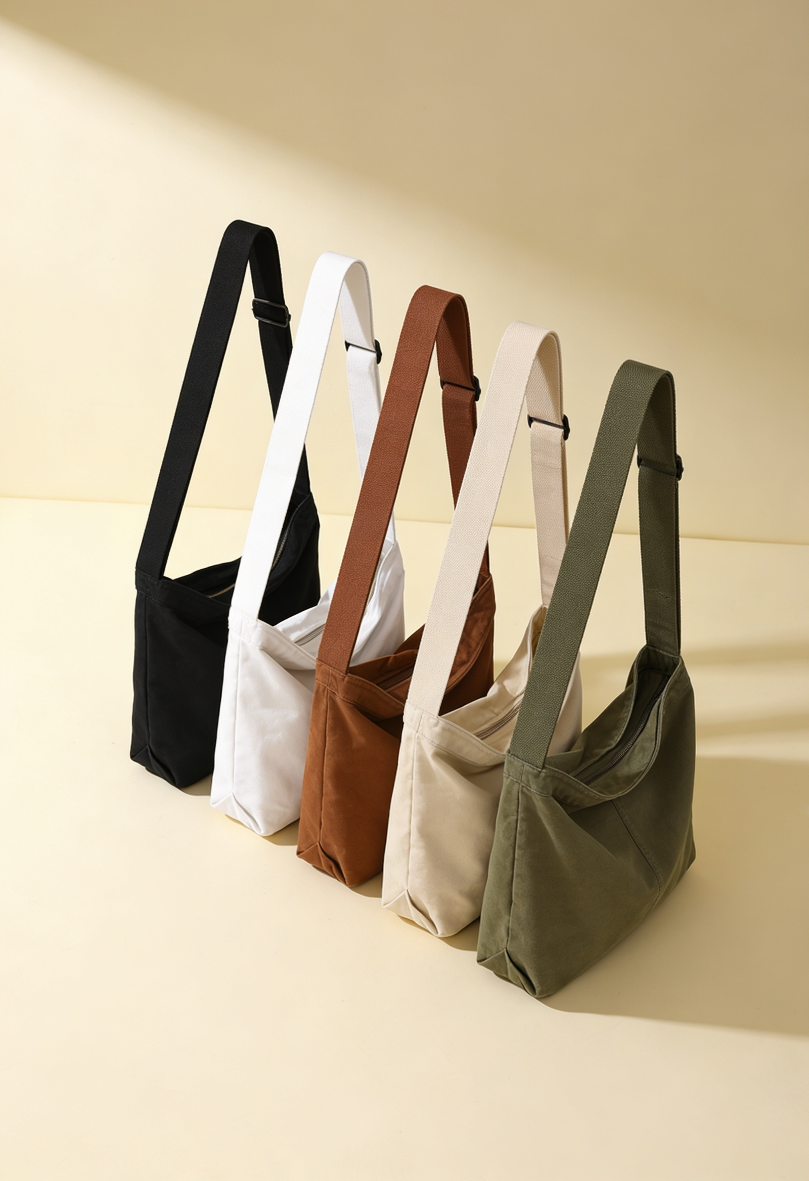 Men's Canvas Crossbody Messenger Bag