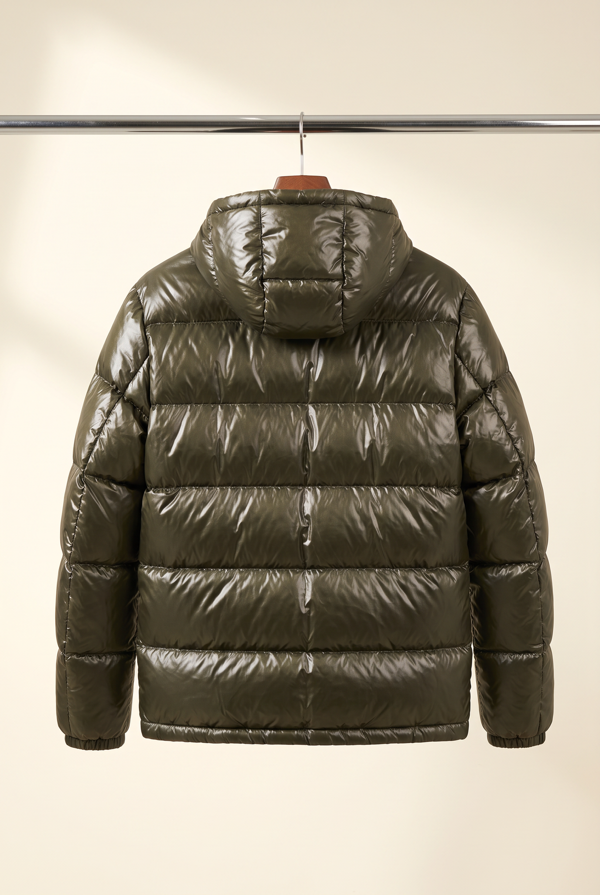 Men's Glossed Puffer Jacket