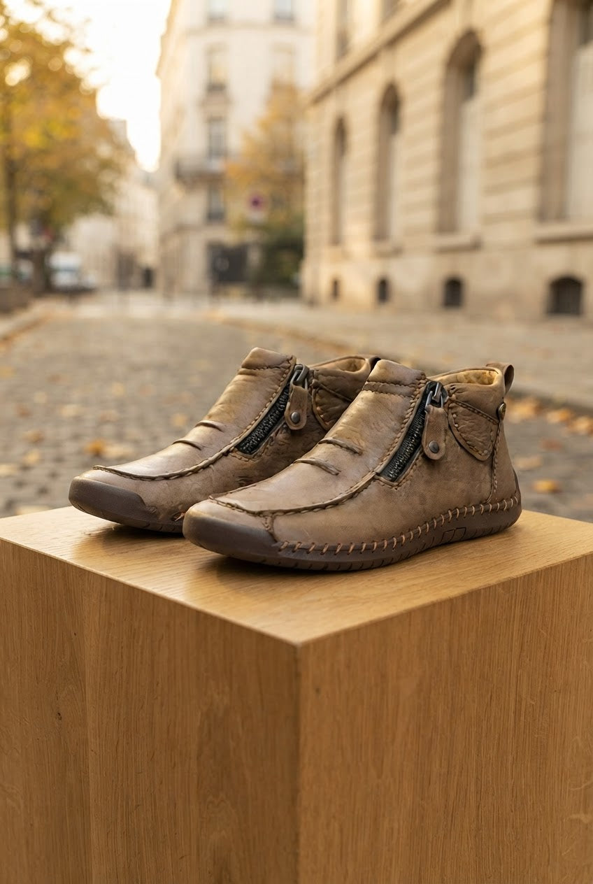 Men's Leather Comfort Boots