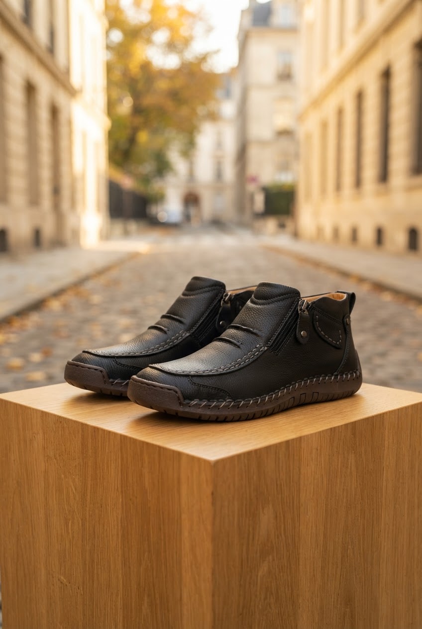Men's Leather Comfort Boots