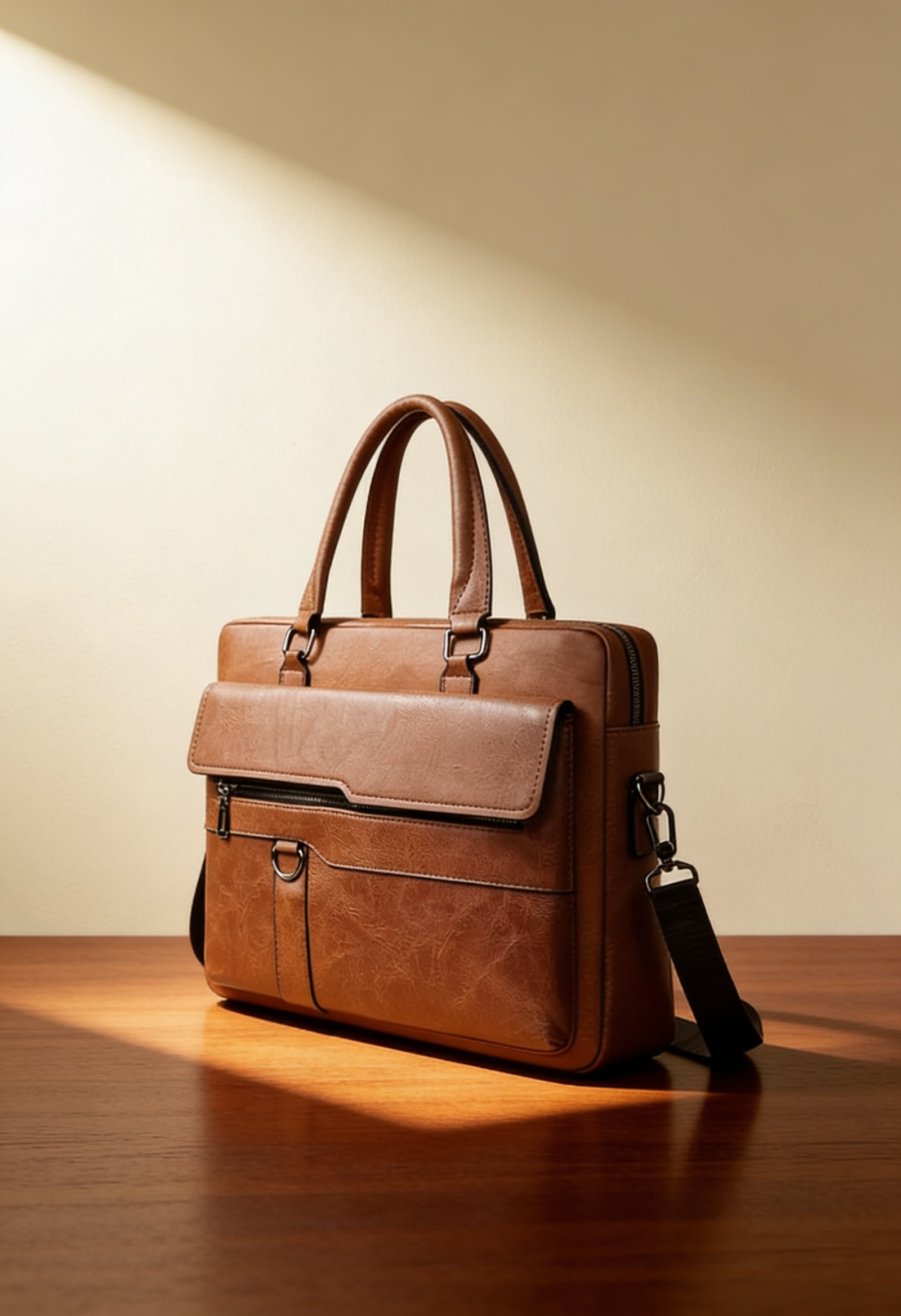 Men's Leather Briefcase Bag