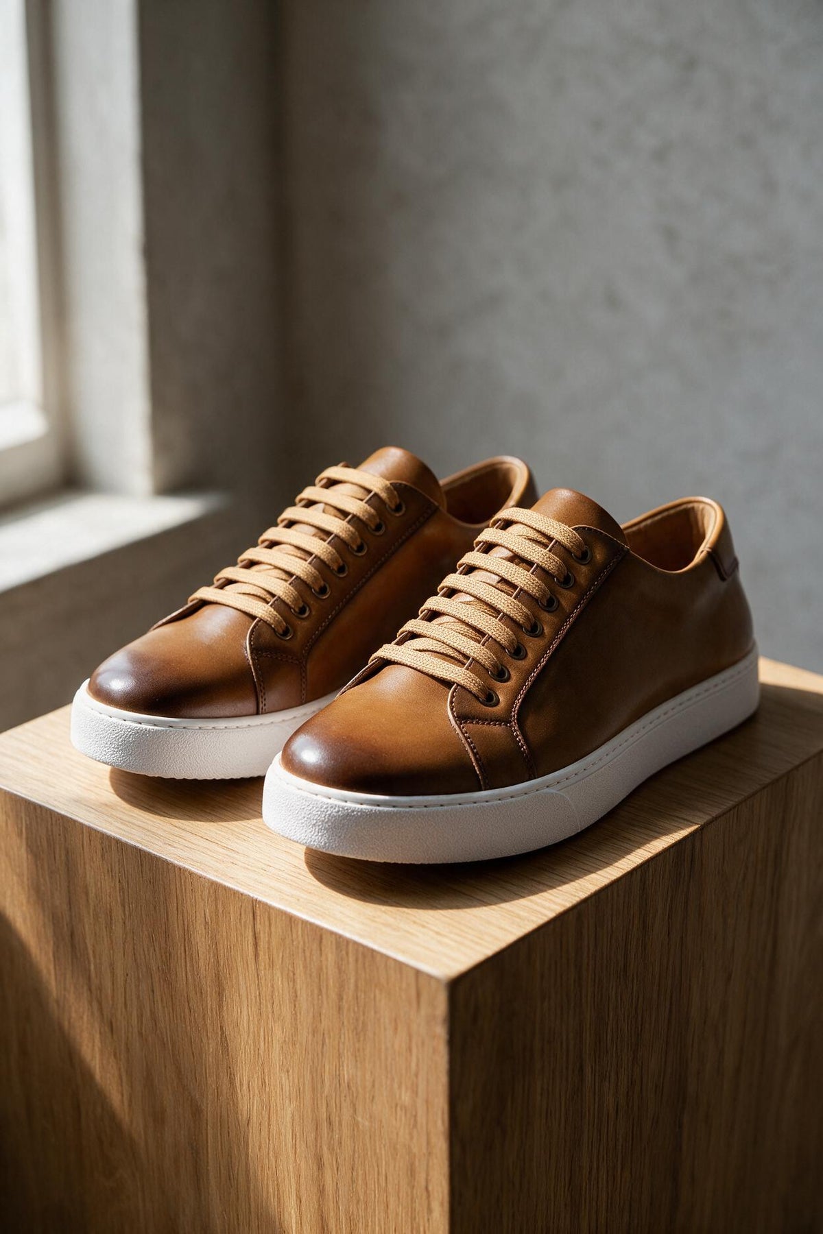 Men's Leather Trainers