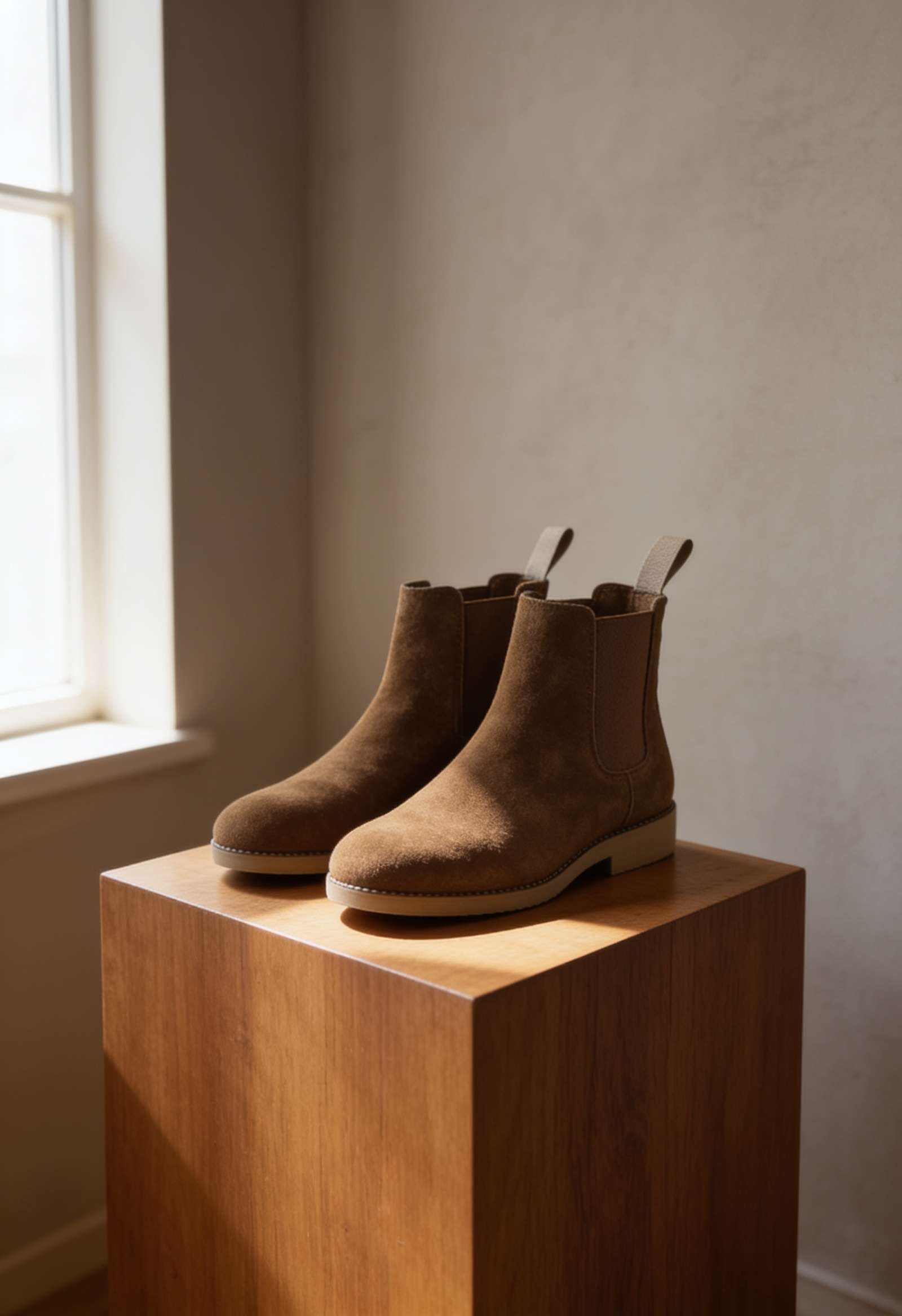 Men's Suede Chelsea Boots
