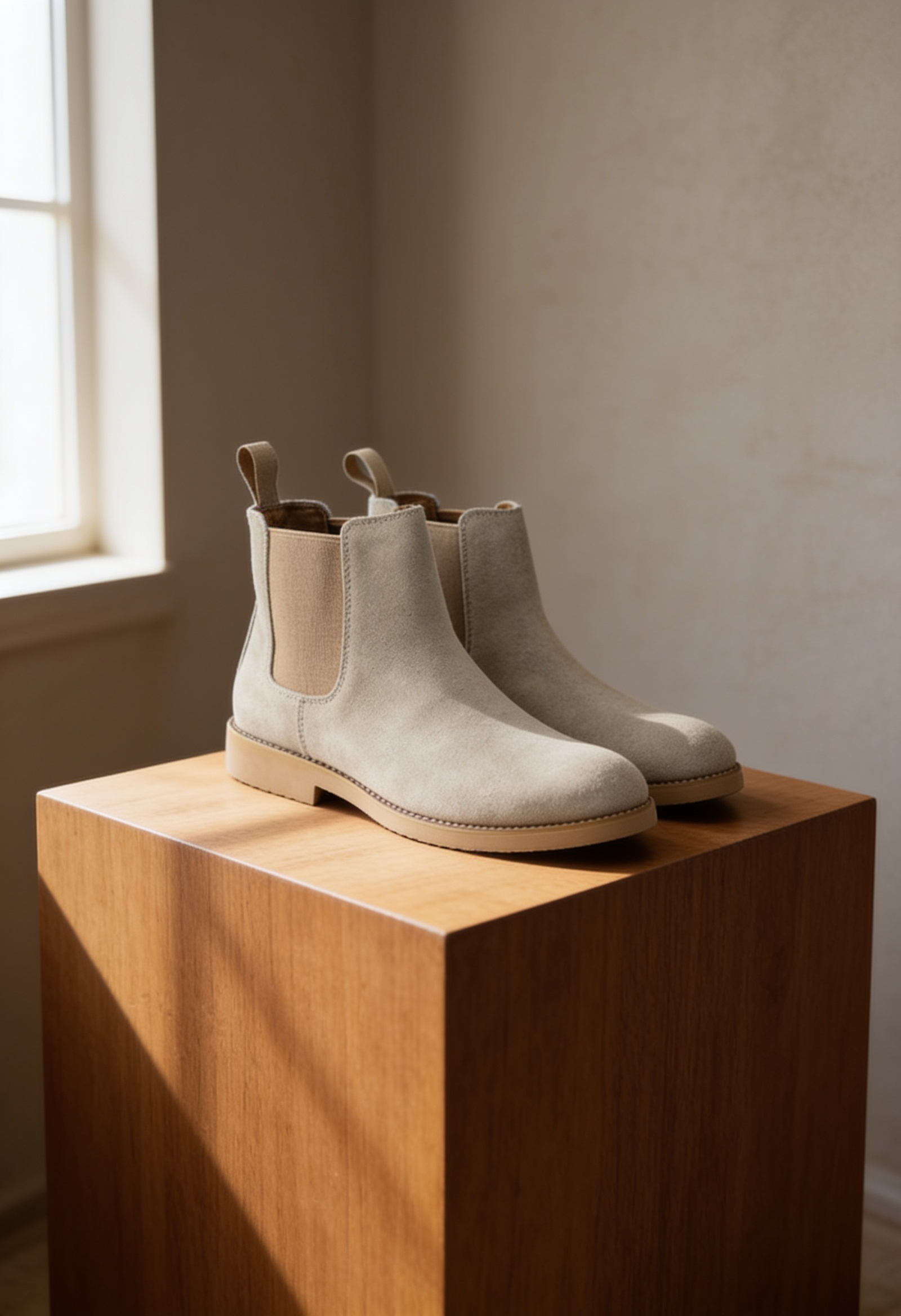 Men's Suede Chelsea Boots