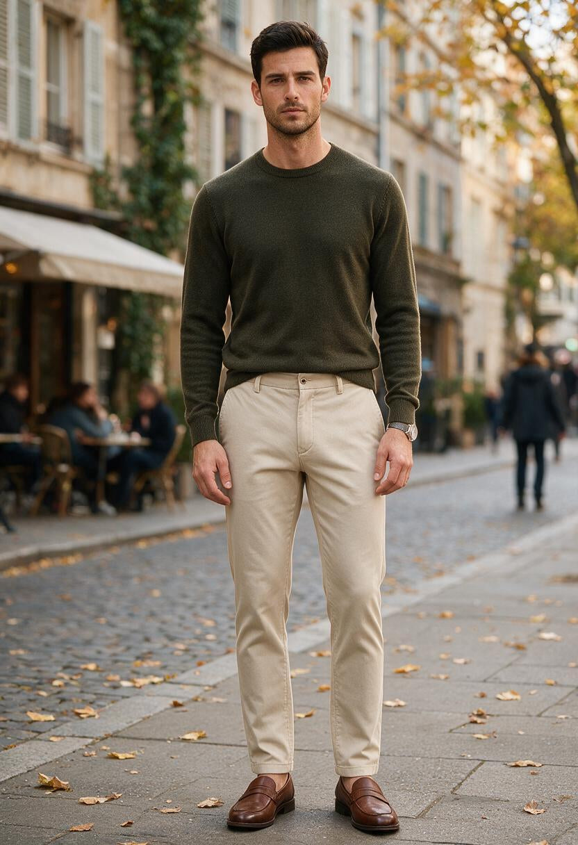 Men's Slim Fit Stretch Trousers