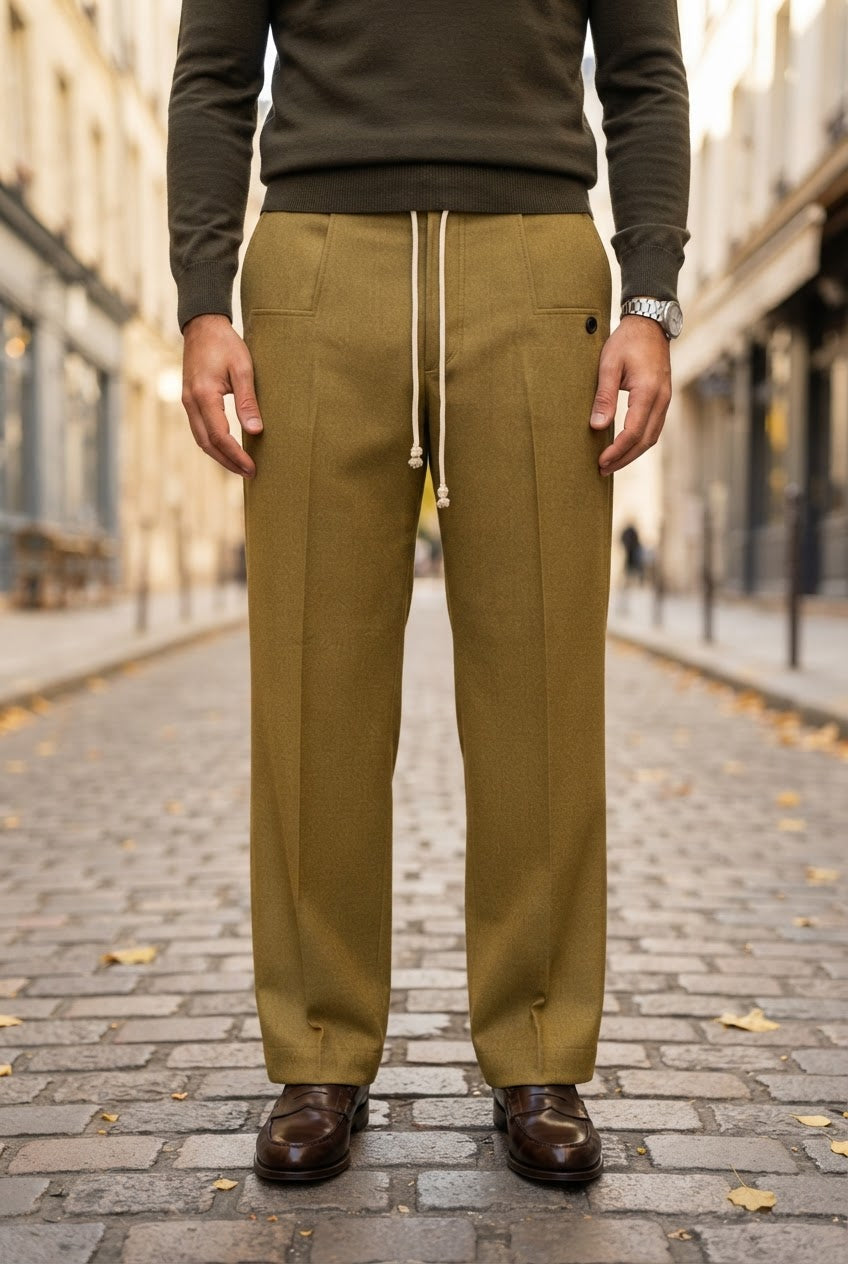 Men's Wide Leg Trousers