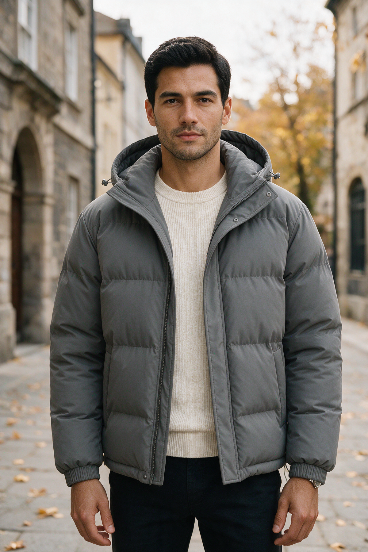 Men's Hooded Puffer Jacket
