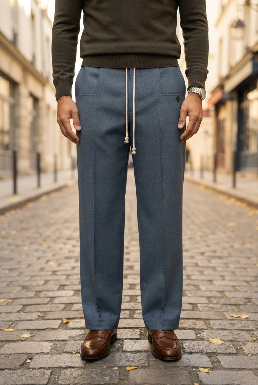 Men's Wide Leg Trousers