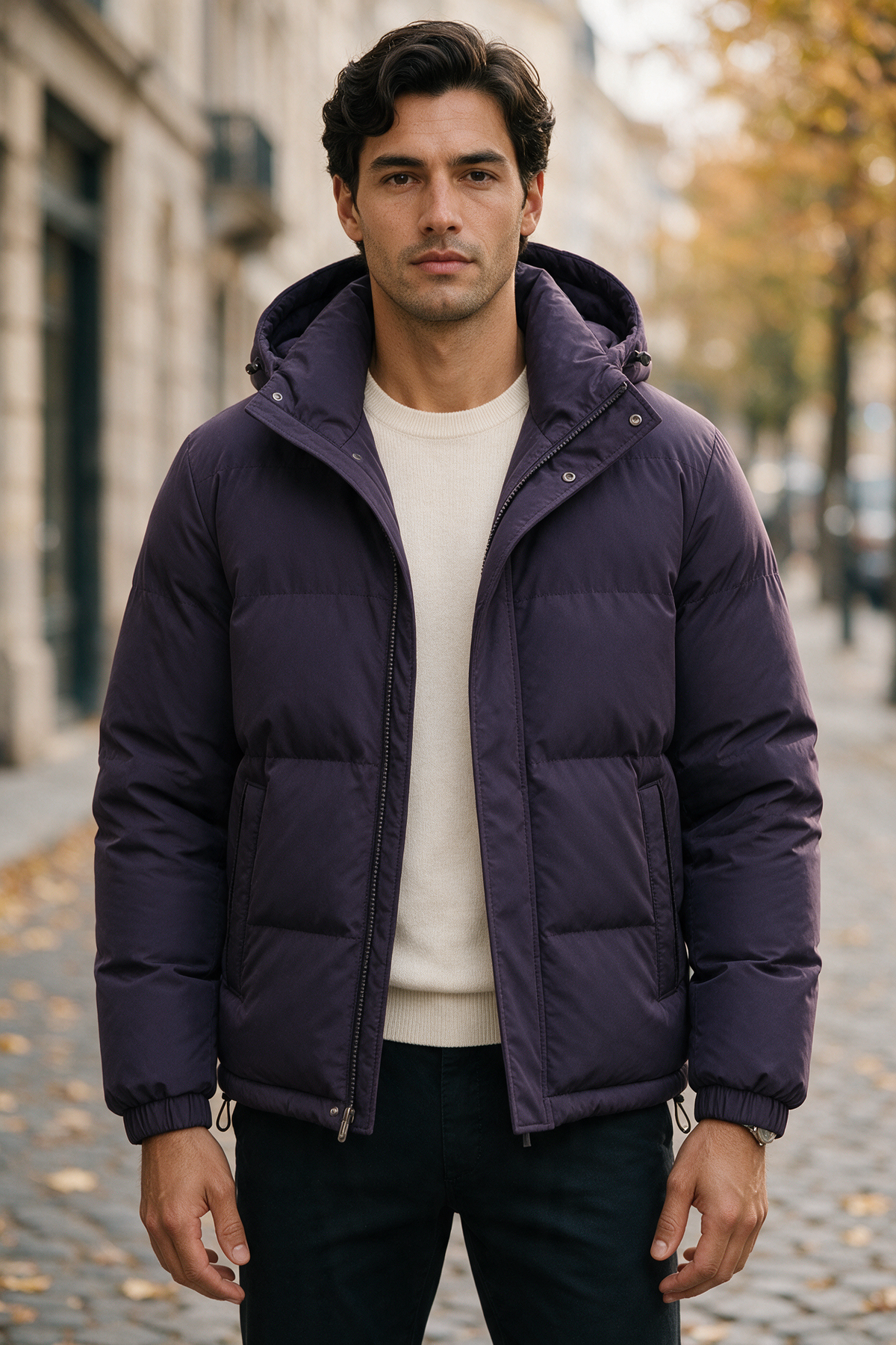 Men's Hooded Puffer Jacket