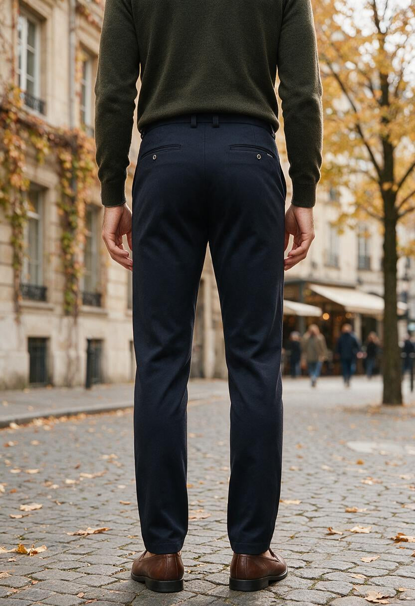 Men's Slim Fit Stretch Trousers