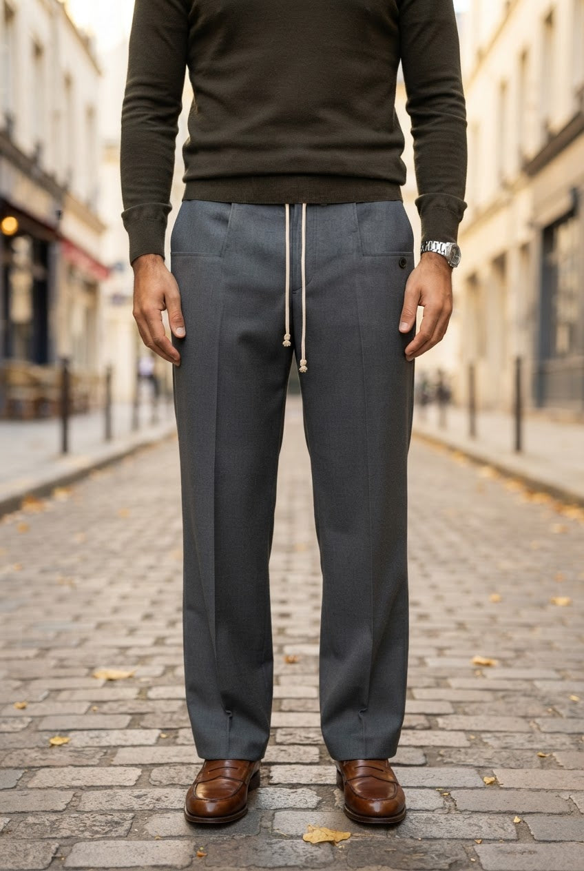 Men's Wide Leg Trousers