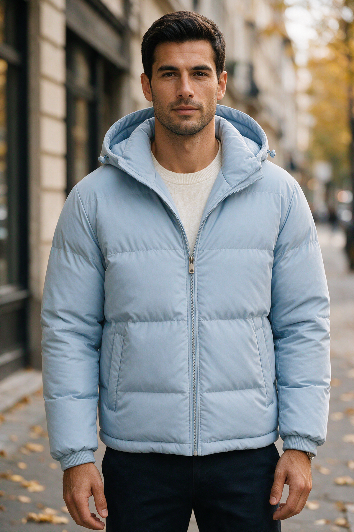 Men's Hooded Puffer Jacket