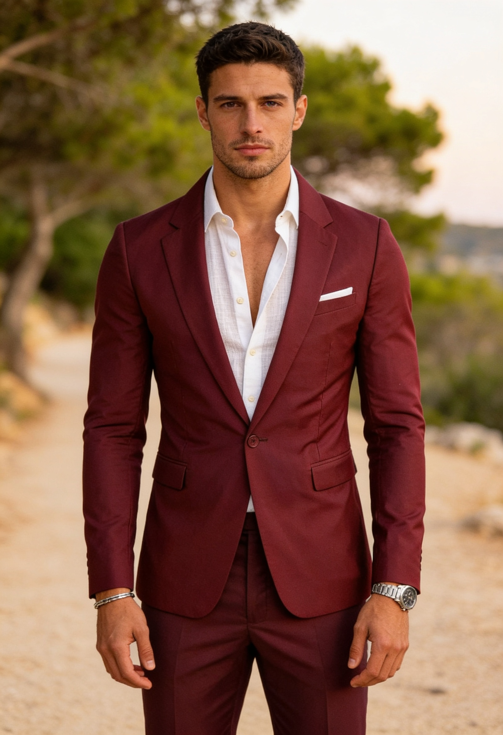 Men's Slim Fit Two Piece Suit – Formal